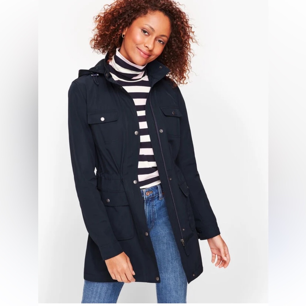 Talbots draw cord trench